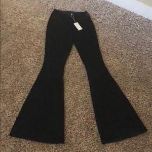 Black Velvet Bell Bottoms